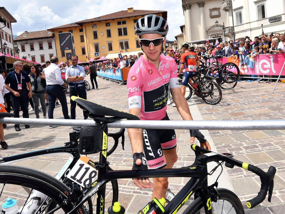 Simon Yates na Gire d'Italia.