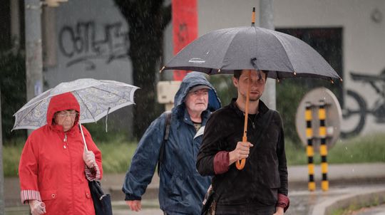 počasie dáždnik dážď