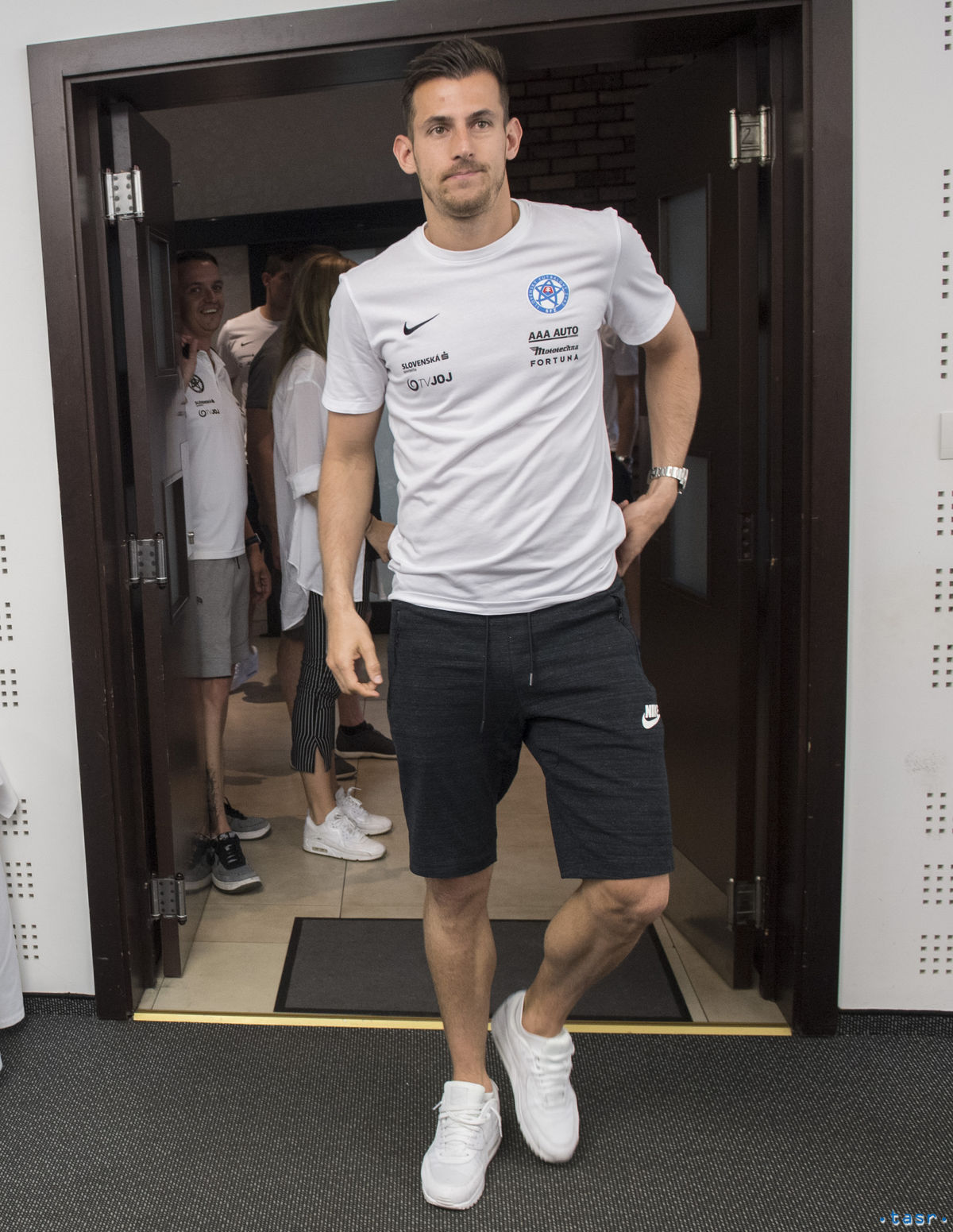 Martin Dúbravka na pondelňajšom zraze v Senci.