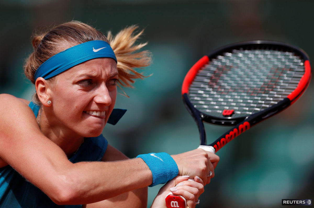 Petra Kvitová v 1. kole turnaja Roland Garros.