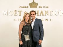 Roger Federer a jeho manželka Mirka Federer