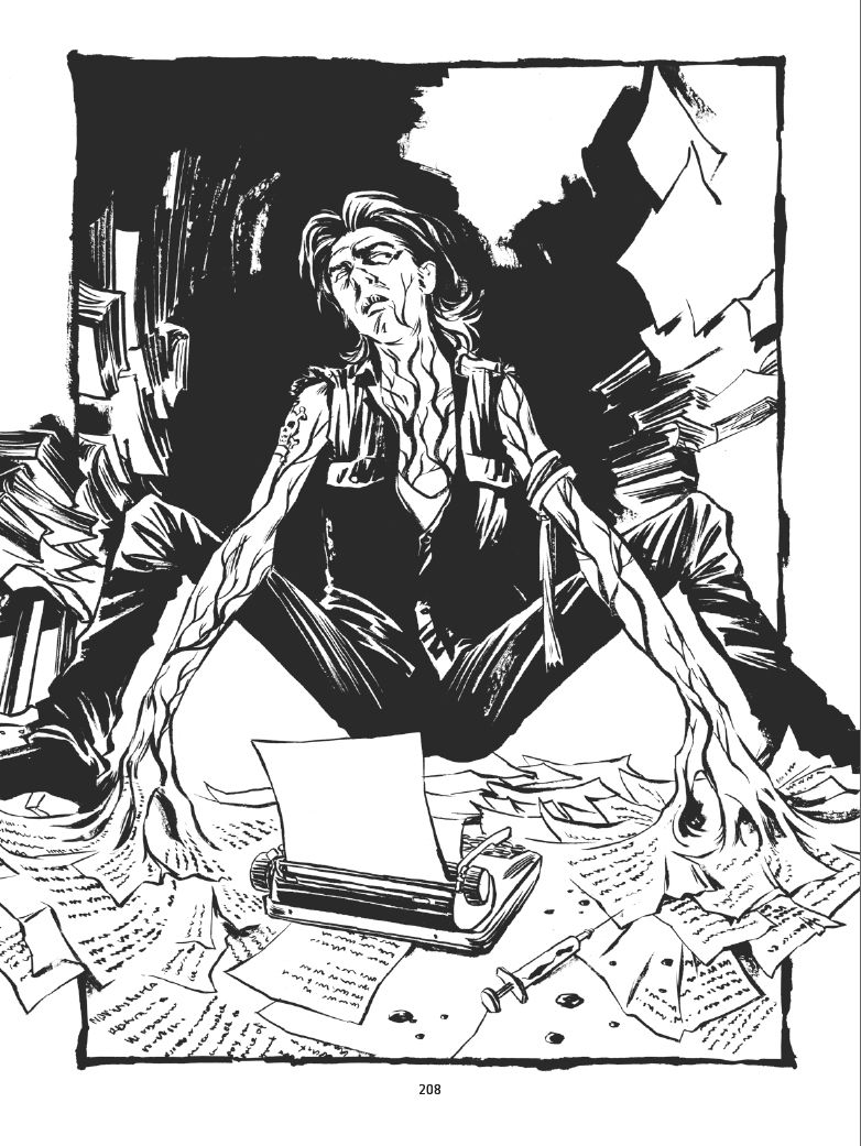 Zábery z komiksu Nick Cave: Mercy on Me.