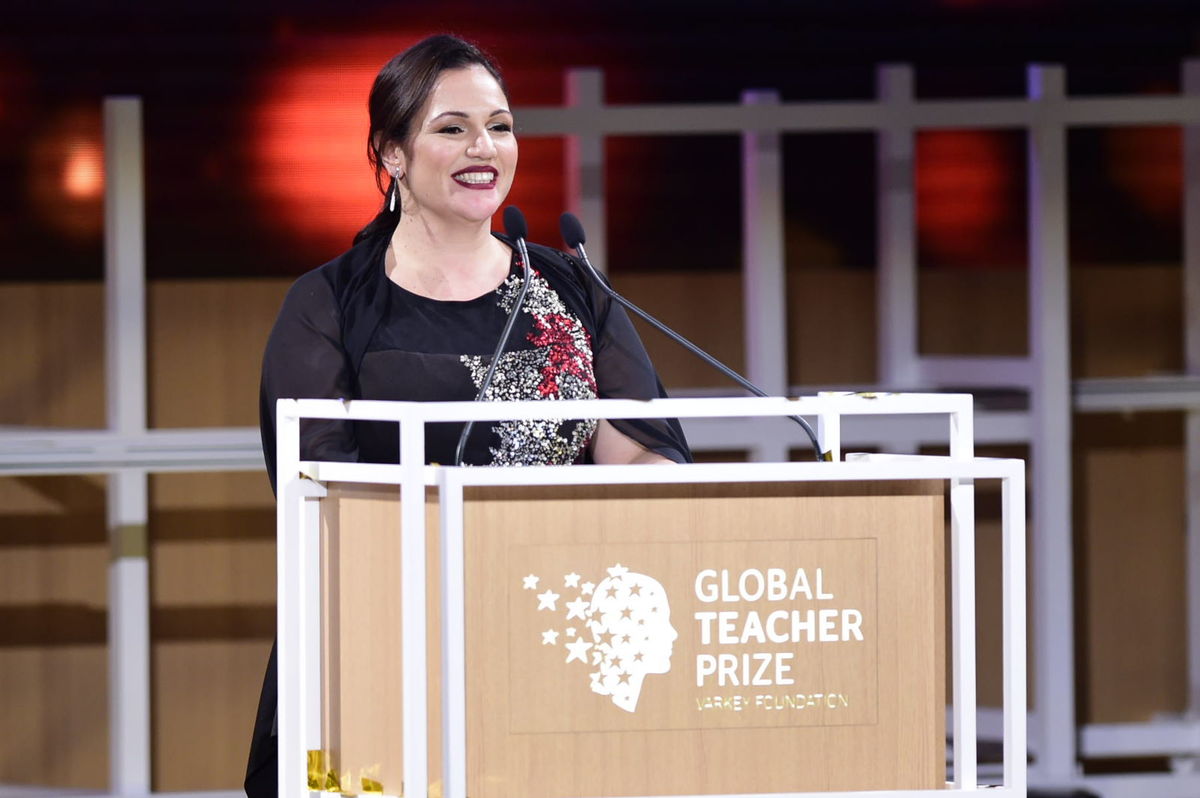 Andria Zafirakou, víťazka Global Teacher Prize.