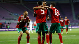 Maroko, radosť, futbal