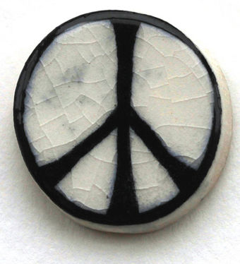 Prvý symbol kampane CND z roku 1958.