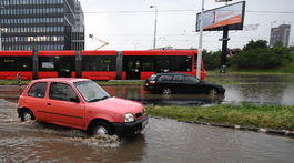Slovensko počasie dažde záplavové Bratislava