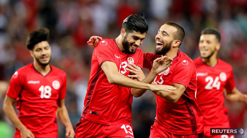 Tunisko, futbalisti, radosť