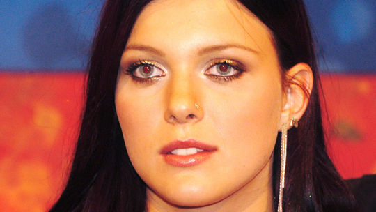 Speváčka Martina Schindlerová na zábere z roku...