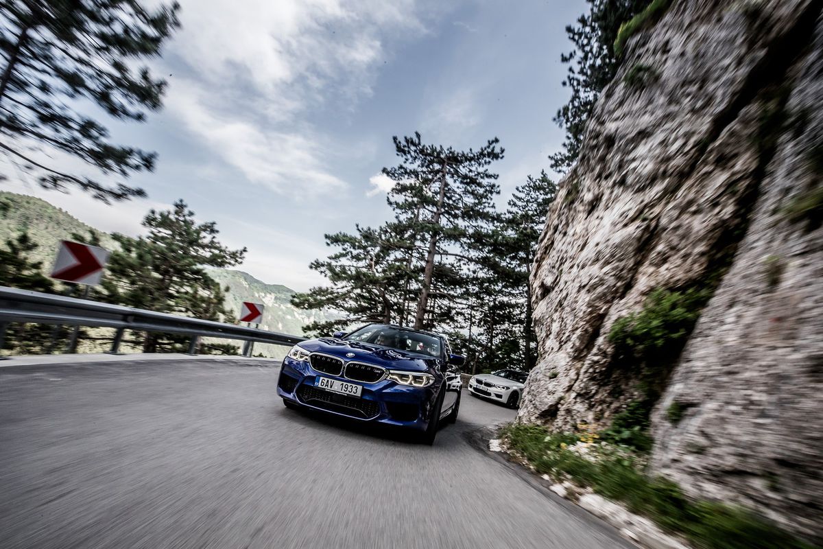 BMW M5 svoje schopnosti najlepšie ukáže na okruhu.
