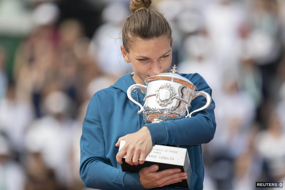 Simona Halepová po Roland Garros.