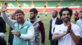 Egypťania si rozložili tábor v Čečensku, Kadyrov sa fotil so Salahom