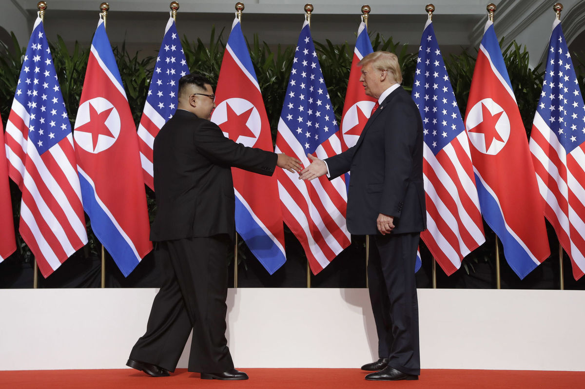 Americký prezident Donald Trump a...