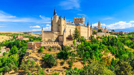 Segovia, Španielsko, hrad, alcazar