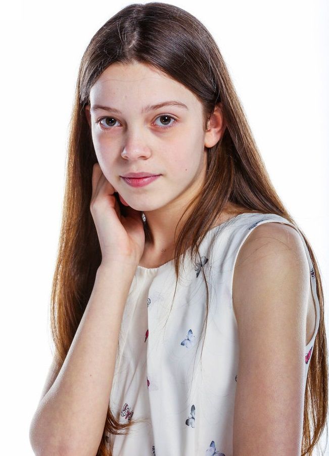 Mladá speváčka Courtney Hadwin na zábere...