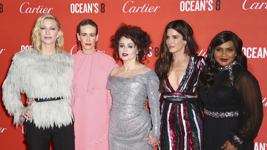 Zľava: Herečky Cate Blanchett, Sarah Paulson,...