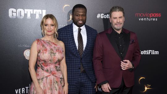 Zľava: Kelly Preston, Curtis "50 Cent" Jackson...