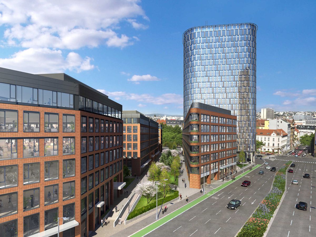 Twin City Tower - vizualizácia