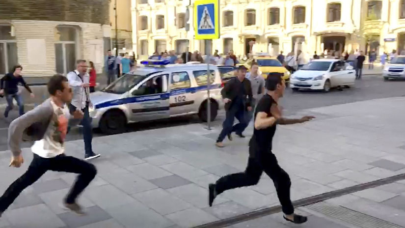 Taxikár, Moskva, incident