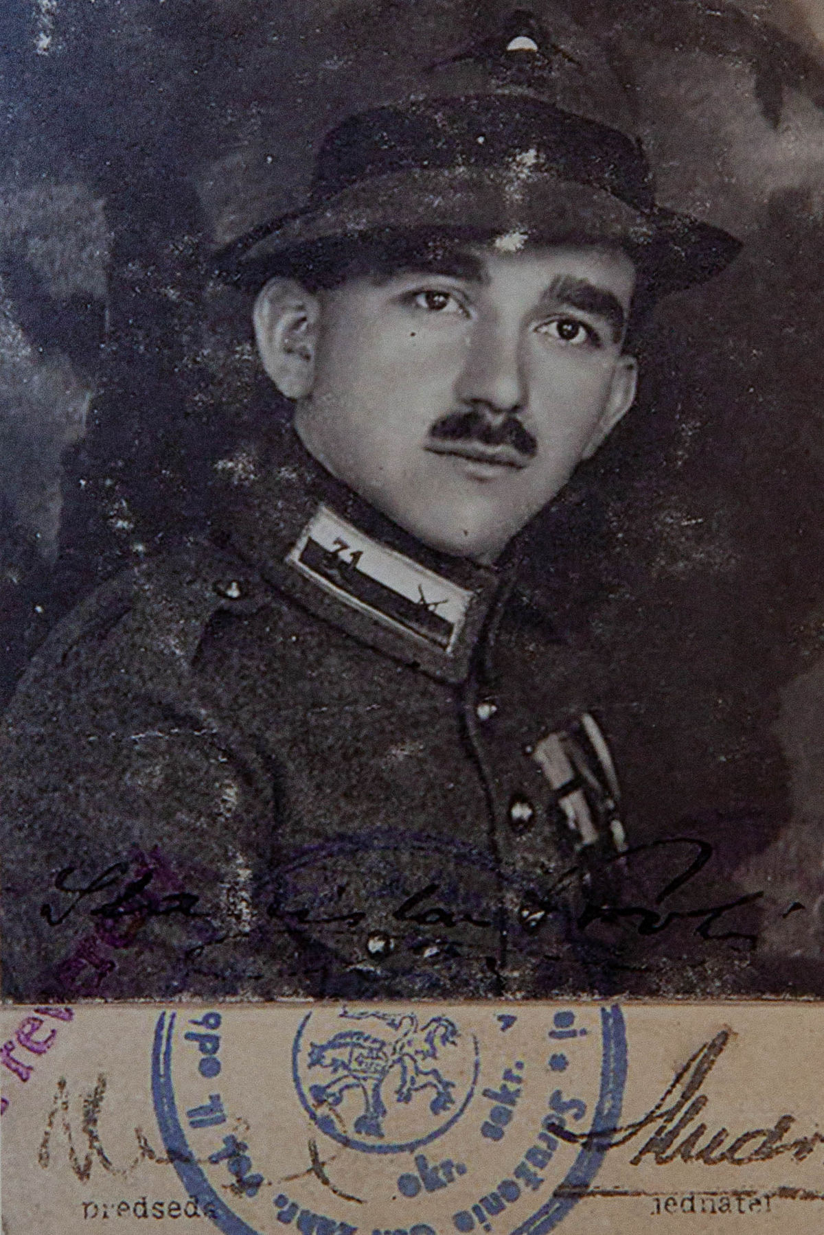 Dobová fotografia talianskeho legionára.