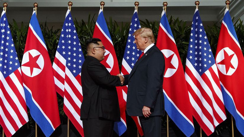 Donald Trump, Kim Čong-un, summit, Singapur