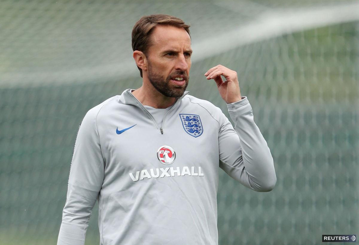 Tréner Anglicka Gareth Southgate.