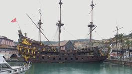 Janov, Taliansko, pirátska loď