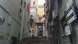 Janov, Taliansko, schody, ulica