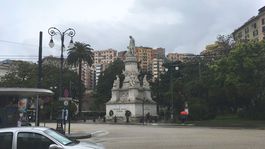 Janov, Taliansko, socha, Krištof Kolumbus
