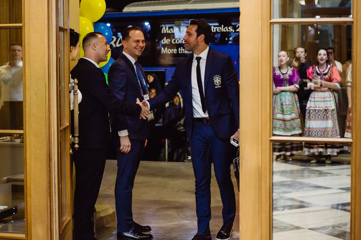Tomáš Gregor víta výpravu brazílskej...