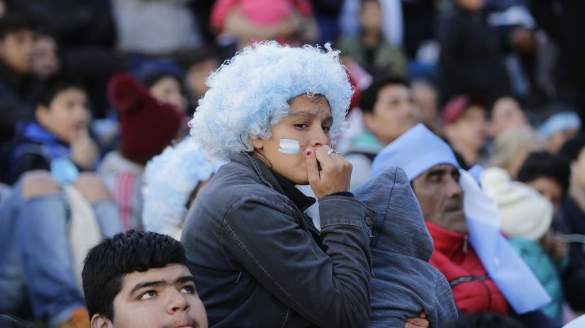 Slzy v očiach argentínskych futbalových...