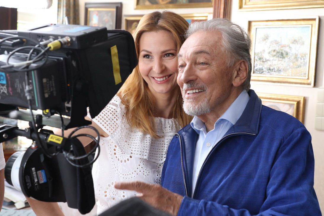 Karel Gott s manželkou Ivanou.