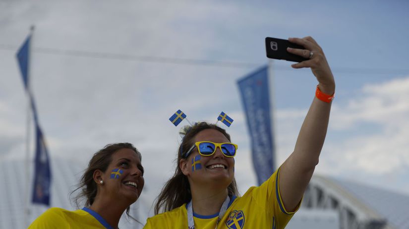 Fanúšičky Švédska.