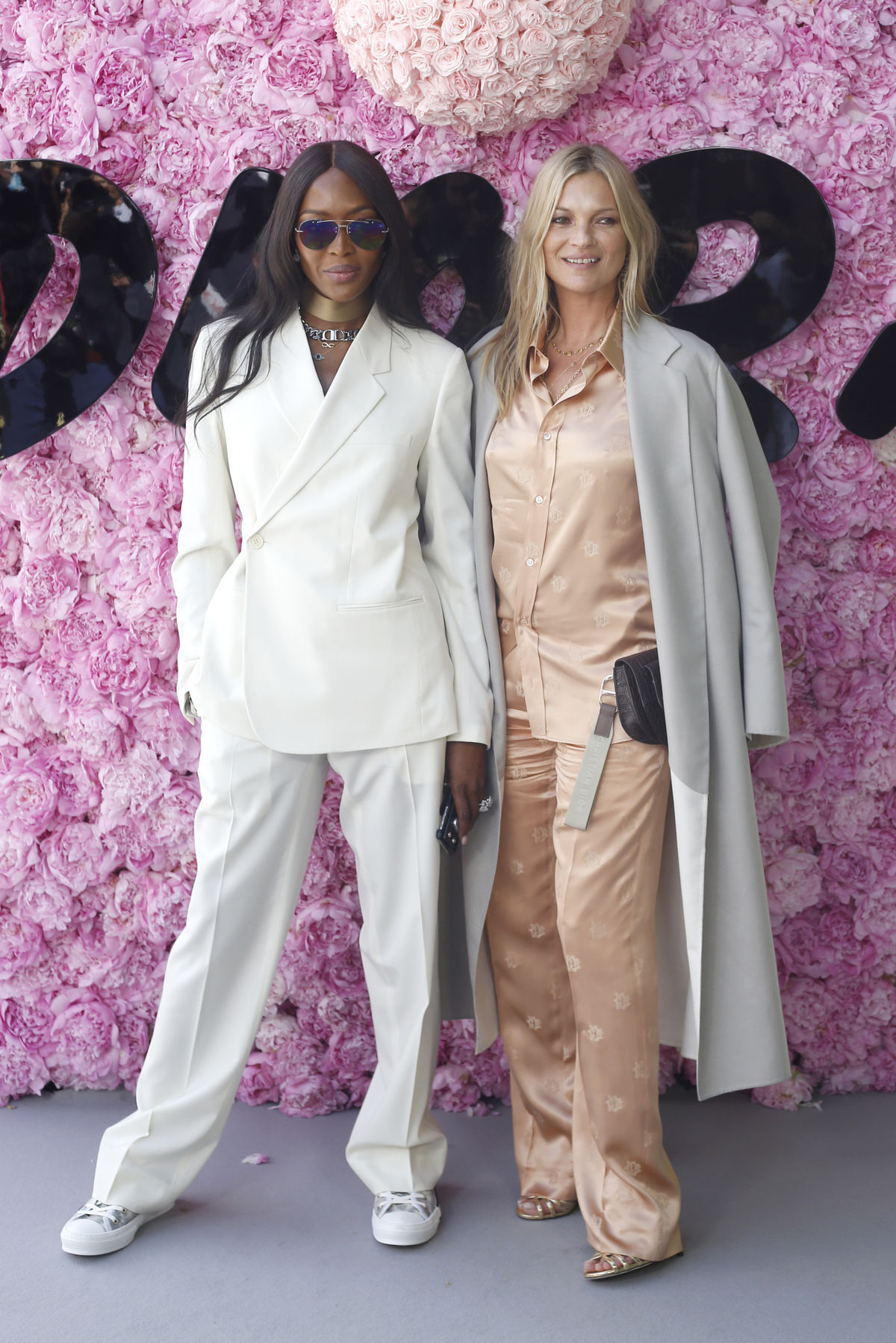 Modelky Kate Moss (vpravo) a Naomi Campbell...