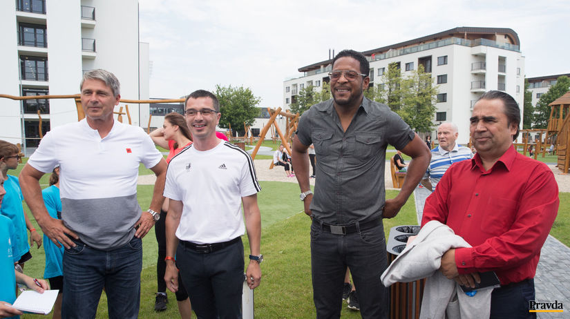 Jan Železný, prezident SAZ Peter Korčok, Javier...