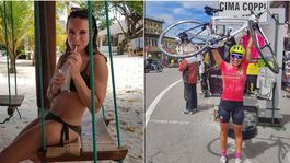 FOTO: Fialková ako Sagan. Najskôr dovolenka, potom makačka na bicykli