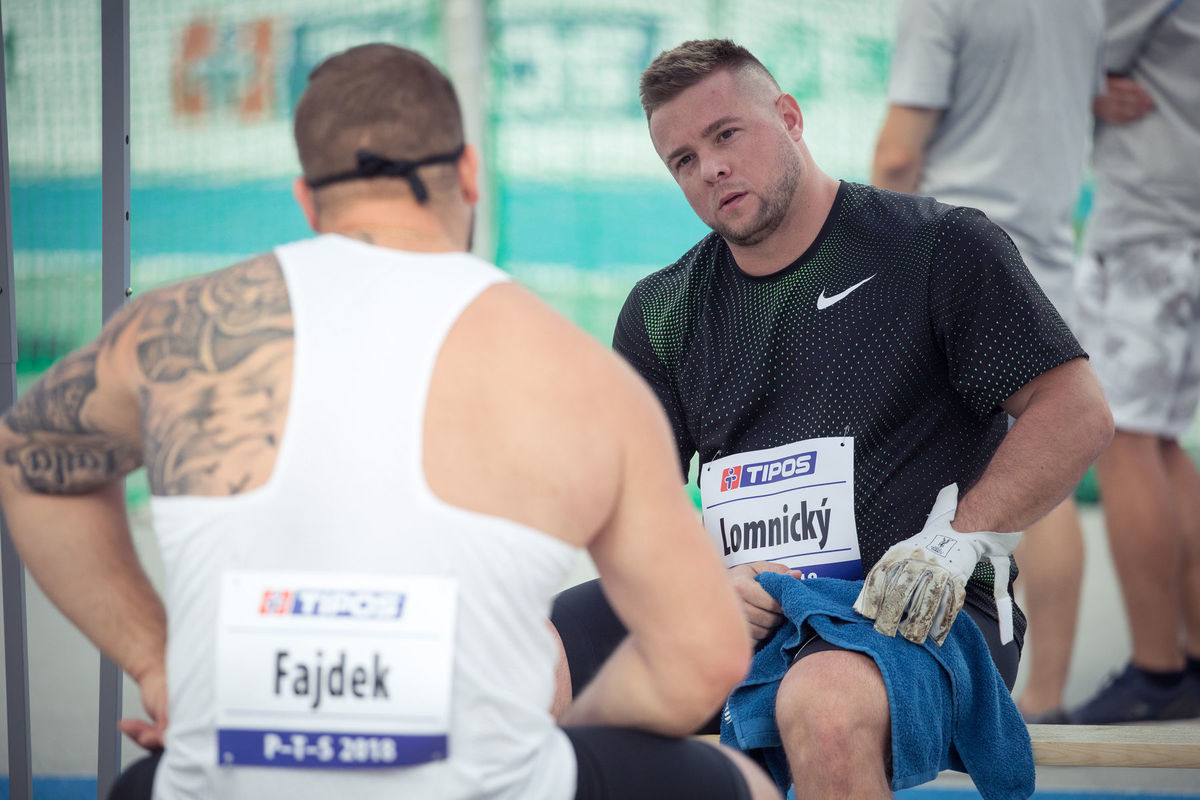 Poľský reprezentant Pawel Fajdek a slovenský...