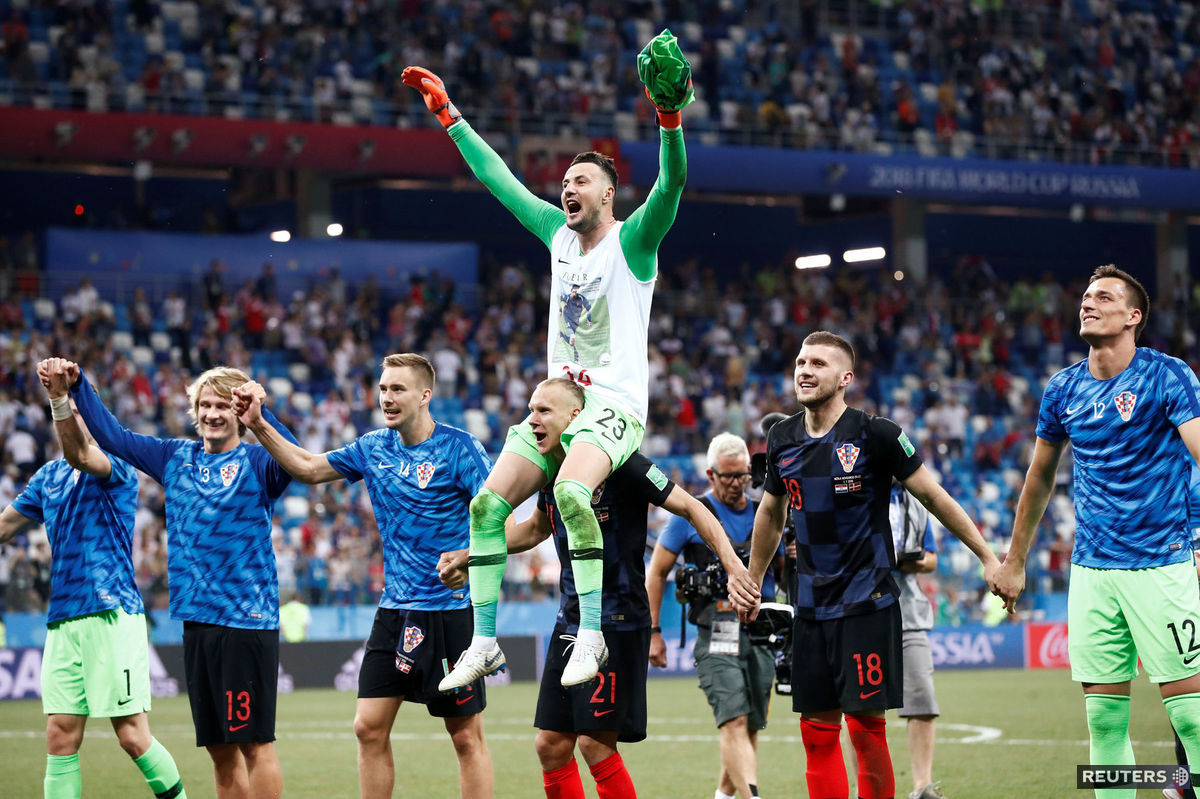 Postupová radosť Chorvátov.