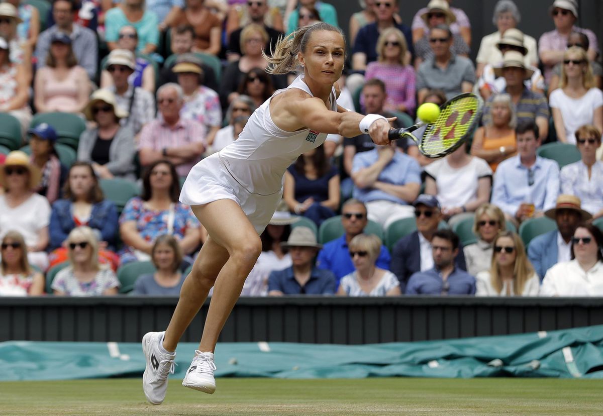 Magdaléna Rybáriková na vlaňajšom Wimbledone.
