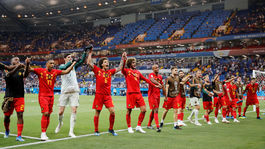 Japonskí samurajovia statočne bojovali a viedli 2:0, ale postúpili Belgičania