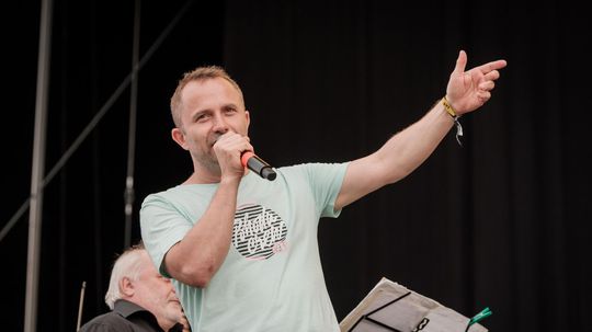 Riaditeľ festivalu Michal Kaščák počas...