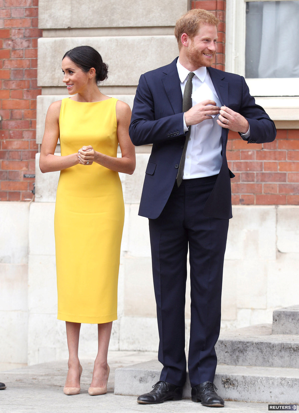Princ Harry a vojvodkyňa Meghan na recepcii  v...