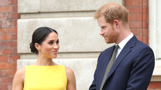 Princ Harry a vojvodkyňa Meghan na recepcii  v...