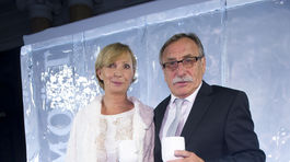 Herec Pavel Zedníček a jeho manželka na párty Moët & Chandon.