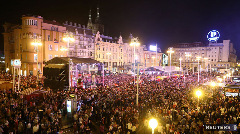 Futbalové Chorvátsko povstalo. Záhreb bol po...