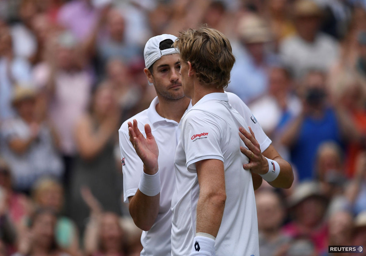 John Isner a Kevin Anderson po wimbledonskom...