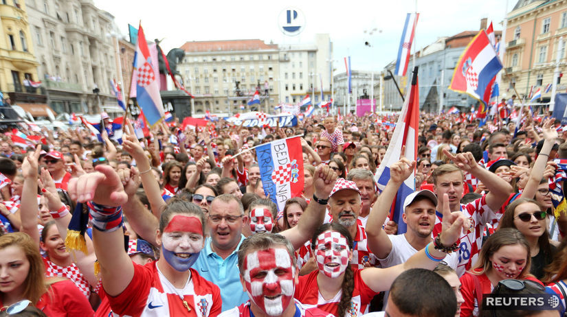 Chorvátski fanúšikovia vítajú strieborných...