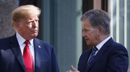 V Helsinkách sa stretli prezidenti USA a Fínska