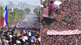 FOTO: Zlatý Paríž vs. strieborný Záhreb. Davy fanúšikov vítali futbalových hrdinov
