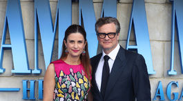 Colin Firth a jeho manželka Livia Giuggioli nechýbali. 