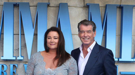 Pierce Brosnan a jeho manželka Keely Shaye...